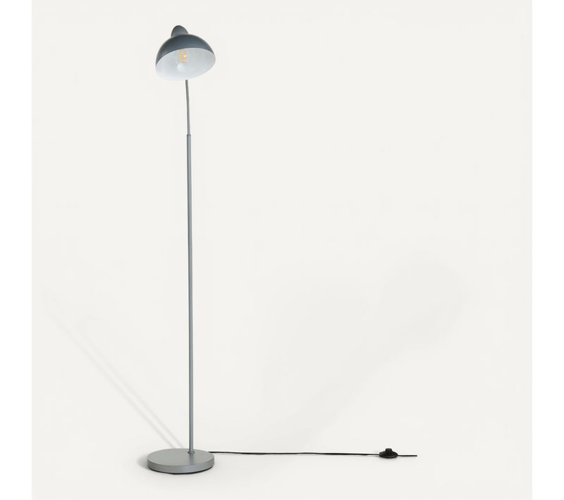 Lampadaire arc H. 154 cm MIRA Argent