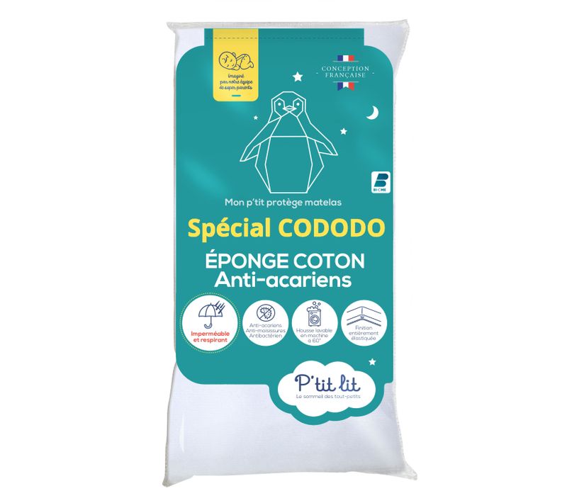 Protège Matelas Enfant Anti Acariens 90x190/200 Cm- Alèse Imperméable - Absorbant