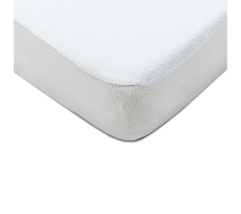 Protège Matelas/alèse Bébé Anti Acarien - 70x140 Cm - Imperméable - Bouclette 100% Coton