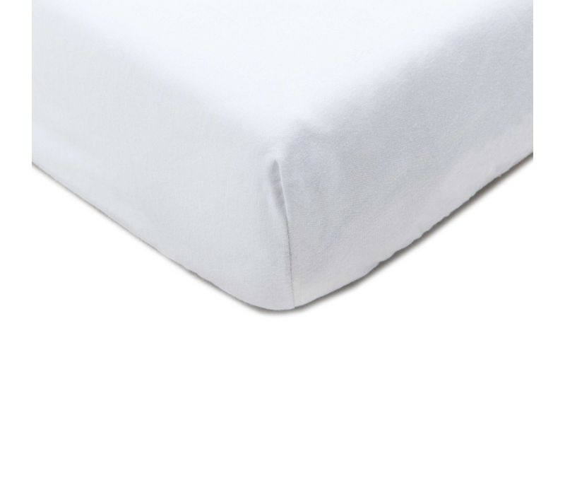 Protège Matelas Bébé << 2 En 1 >> - 60x120 Cm - Drap Housse + Alèse Imperméable - Jersey 100% Coton
