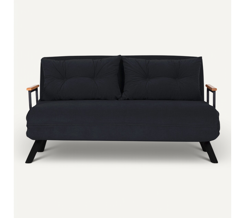 Canapé Lit 2 Places Convertible L133 Cm