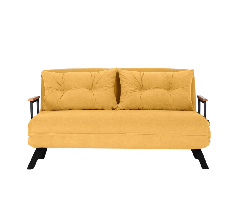 Canapé Lit 2 Places Convertible L133 Cm