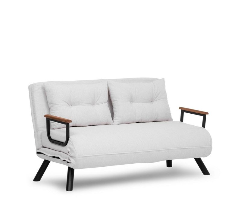 Canapé Lit 2 Places Convertible L133 Cm