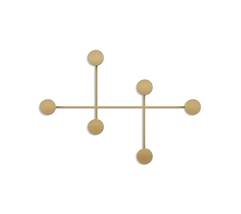 Porte Manteaux Mural 6 Patères H60 Cm