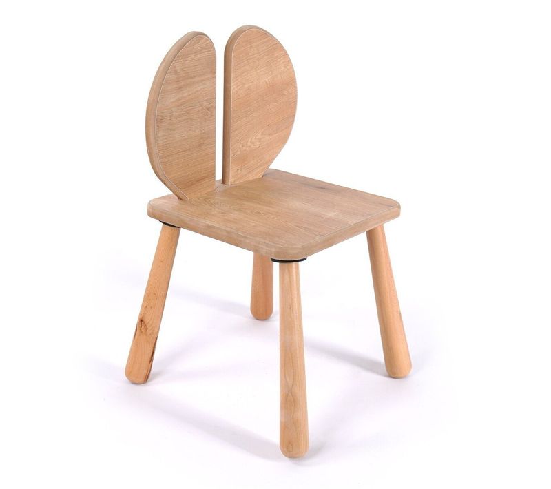 Chaise Pour Enfant Avec Pieds En Bois Massif L30 Cm