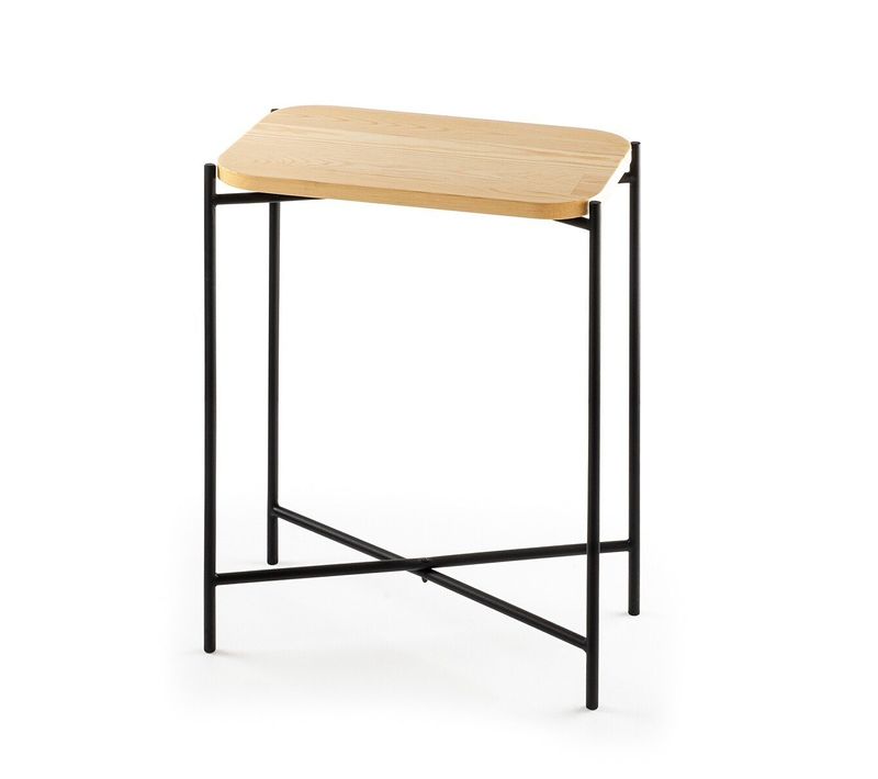 Bout De Canapé Avec Pieds En Métal H56 Cm