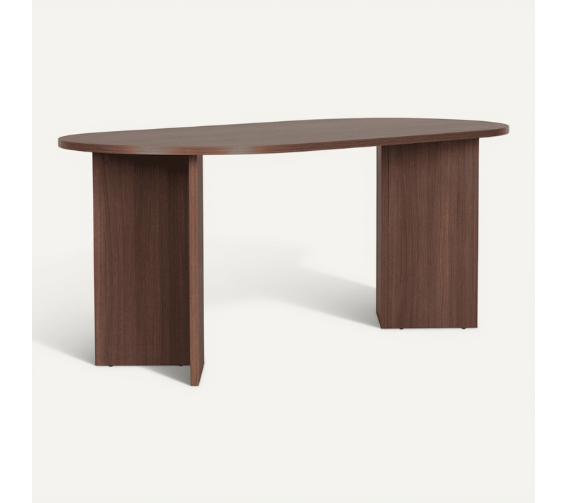 Table À Manger Avec Bords Arrondis L180 Cm