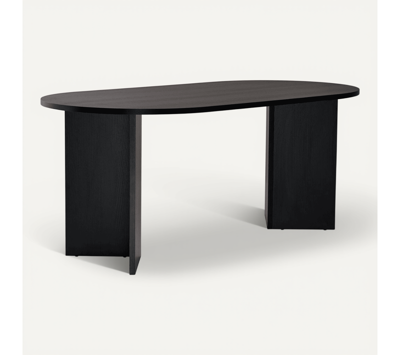 Table À Manger Avec Bords Arrondis L180 Cm
