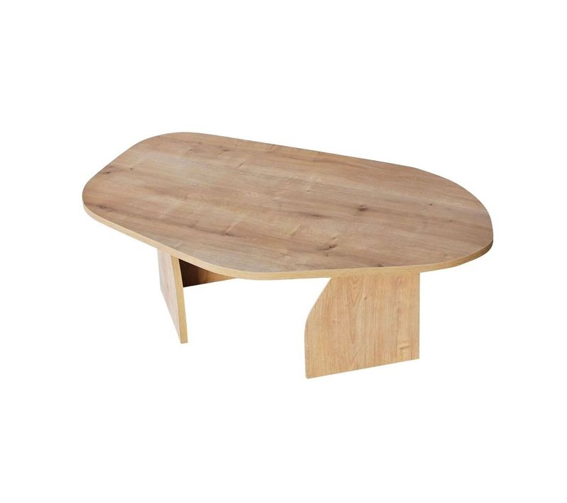 Table Basse Avec Plateau De Forme Organique L105 Cm