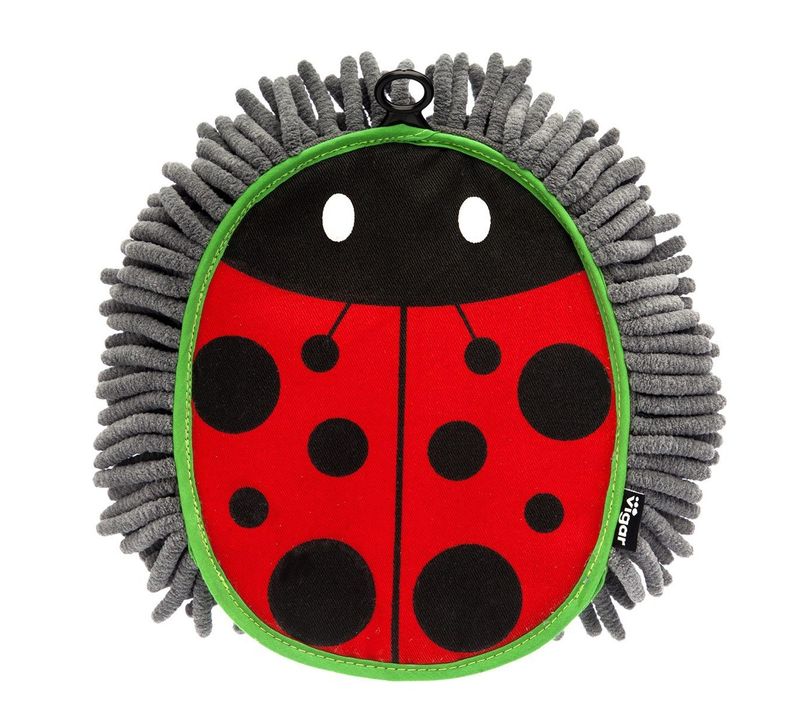 Chiffon Microfibres Décor Coccinelle