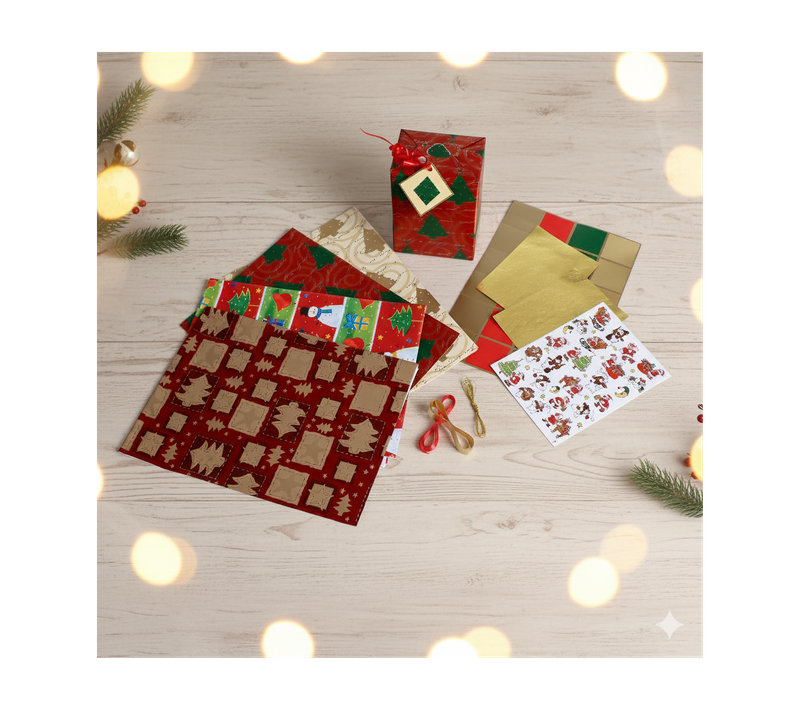 Lot D'emballage Pour Cadeaux