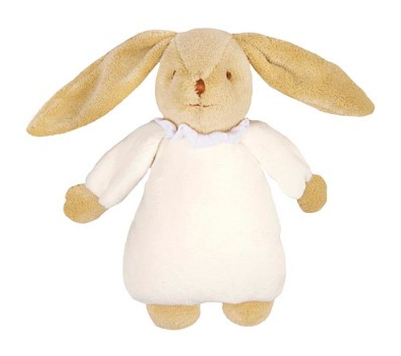 Lapin Nid D'ange Doudou Musical - Ivoire 25cm