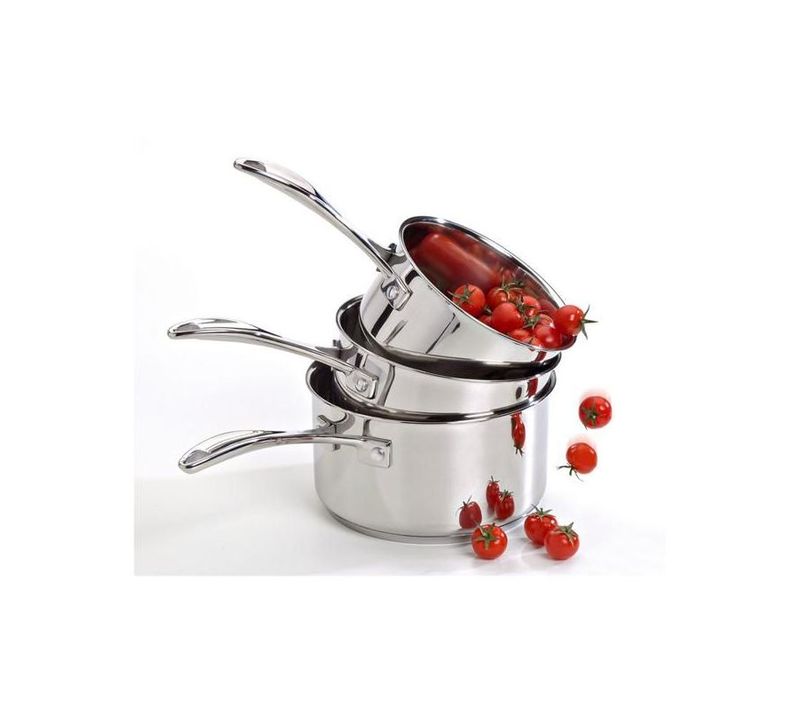 Série 3 Casseroles 16-18-20 Cm En Inox - 12066974