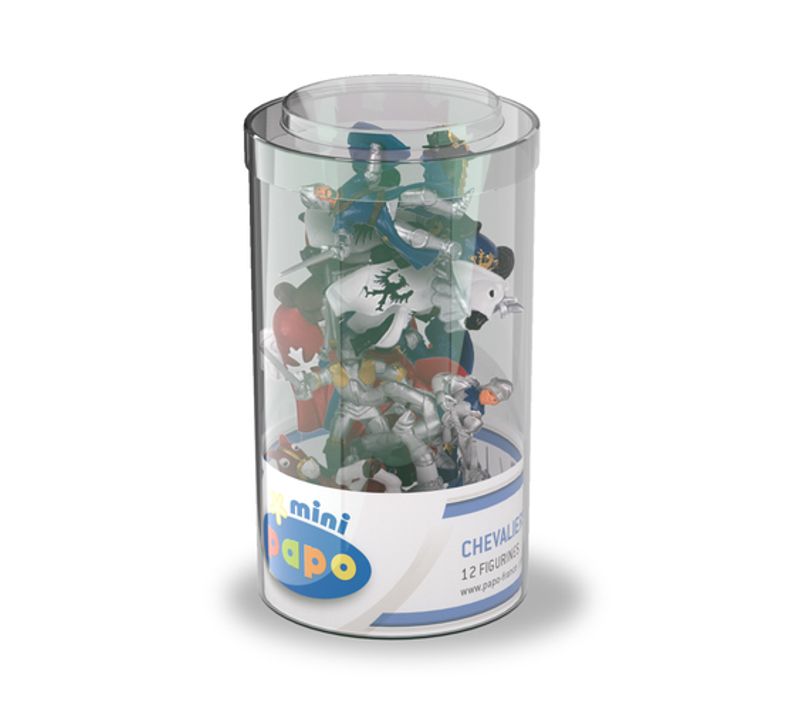33022 Mini Plus Chevaliers (tube, 12 Pièces)