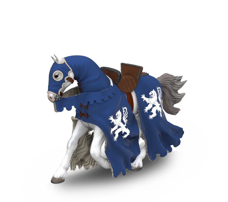 39759 Cheval Du Chevalier Lion à La Lance