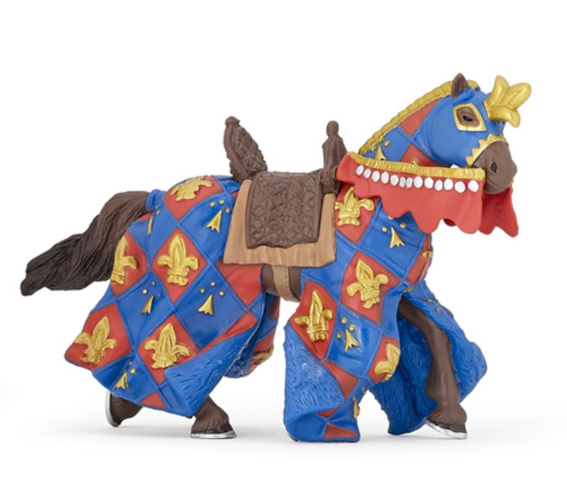 39787 Cheval Bleu Fleur De Lys