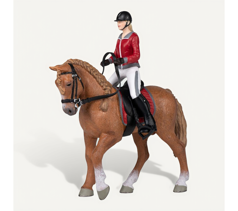 Cheval De Promenade Papo Avec Cavalière Pour Aventures Équestres