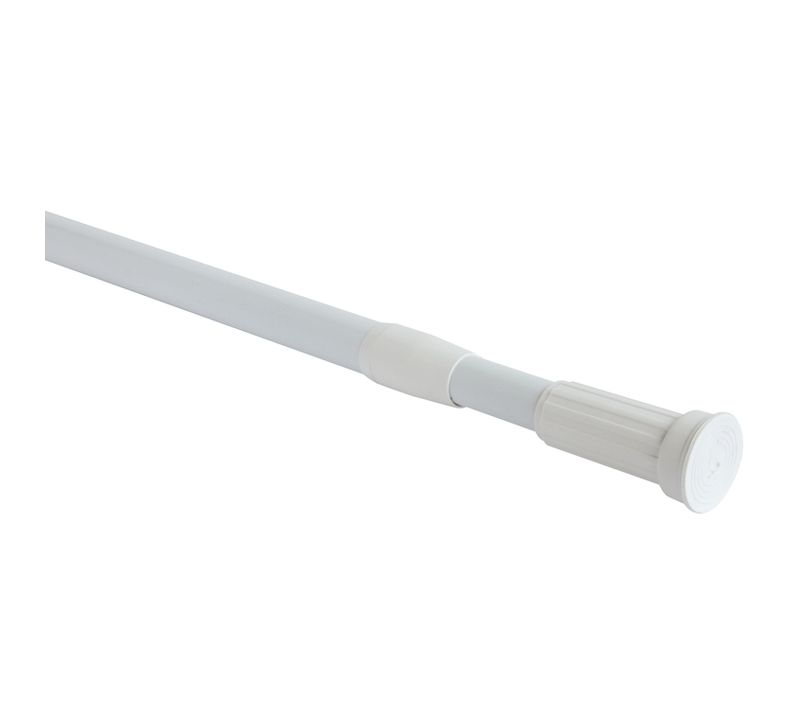 Barre De Rideau De Douche 22mm 70x120 Clipper Blanc