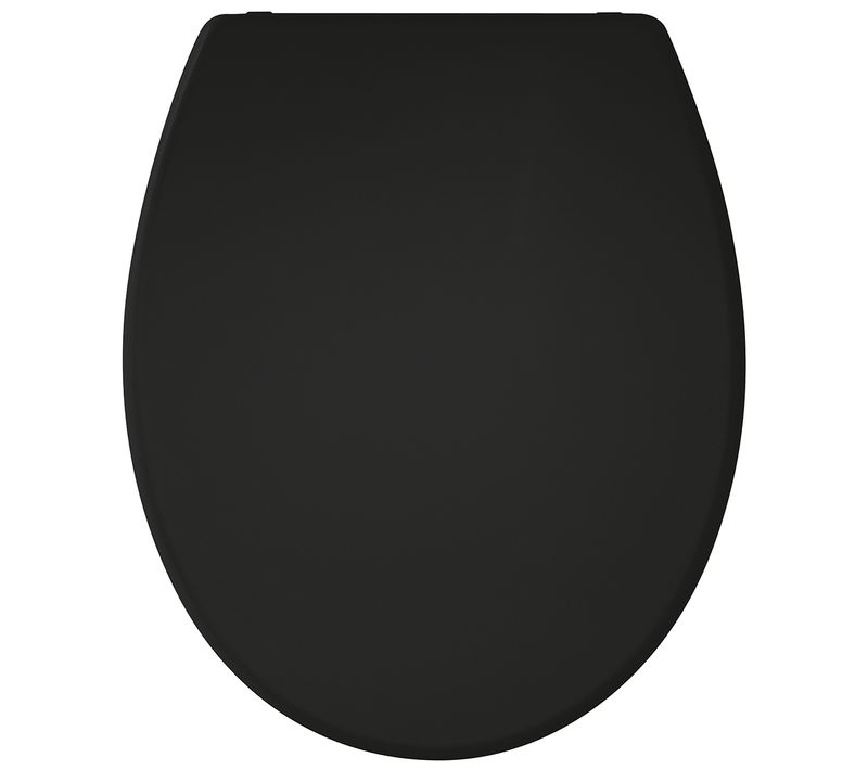 Abattant Wc Presto Thermodur Noir Déclipsable Soft Close