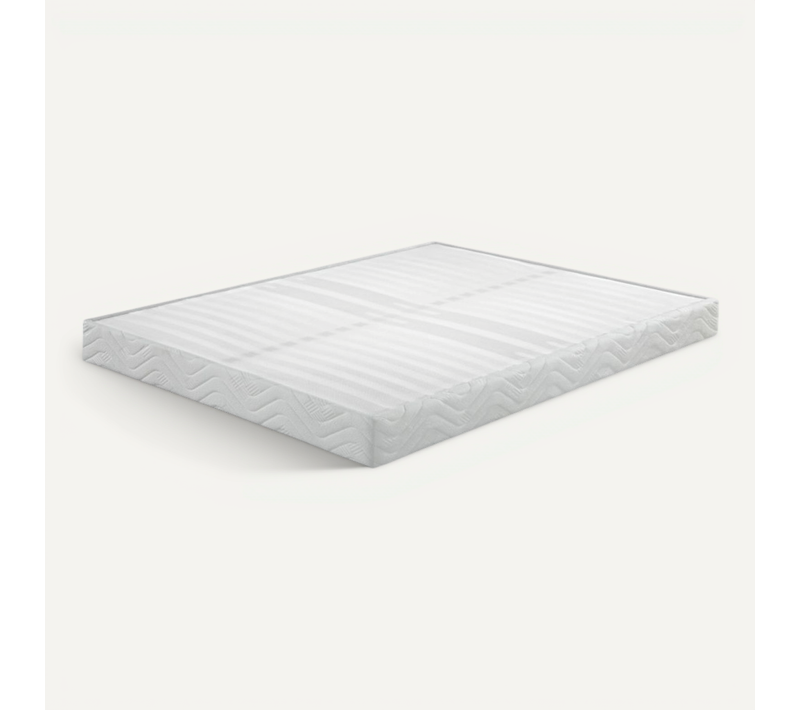 Sommier Tapissier 120x190 Omega Blanc 2x18 Lattes