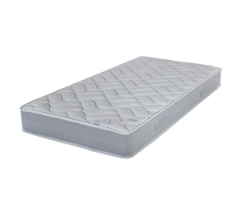Matelas mousse 80x200 cm EBAC WAVE relaxation ép.19 cm