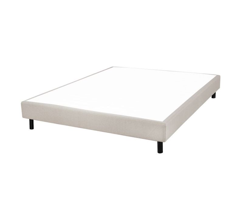 Sommier en kit 140x190 cm EBAC NEWKIT tissu lin