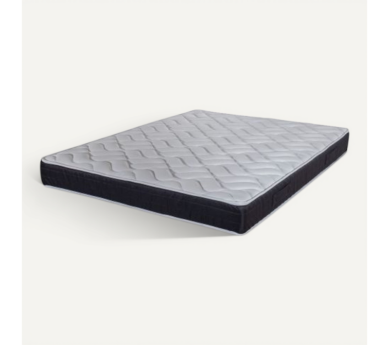 Matelas 140x190 Malta - Mousse - Hauteur 20 Cm - 3 Zones - Soutien Très Ferme