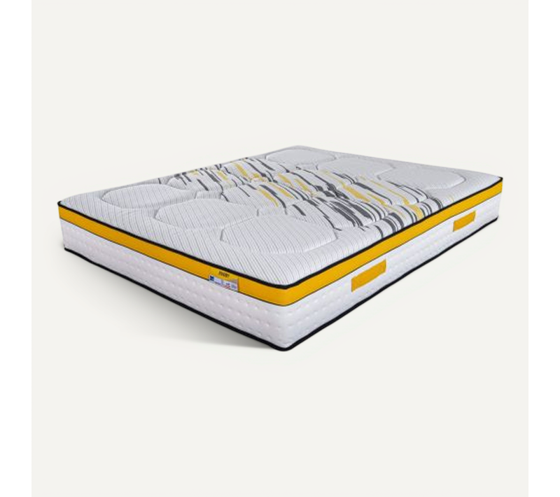 Matelas 140x190 Rugby - Ressorts Ensachés - Hauteur 27 Cm - Soutien Très Ferme