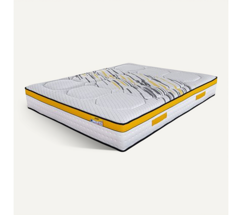 Matelas 160x200 Rugby - Ressorts Ensachés - Hauteur 27 Cm - Soutien Très Ferme