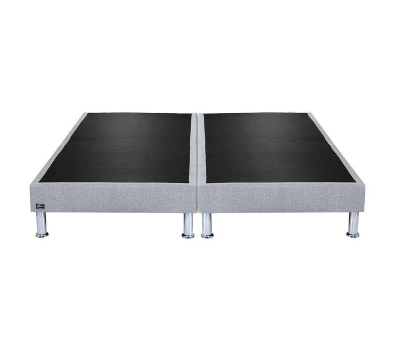 Sommier anthracite 2x90x200cm EBAC PRIMO