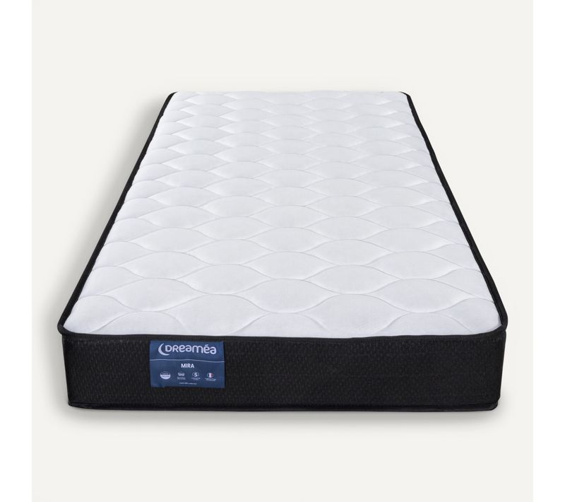 Matelas ressort 90x200 cm DREAMEA MIRA ép.20 cm