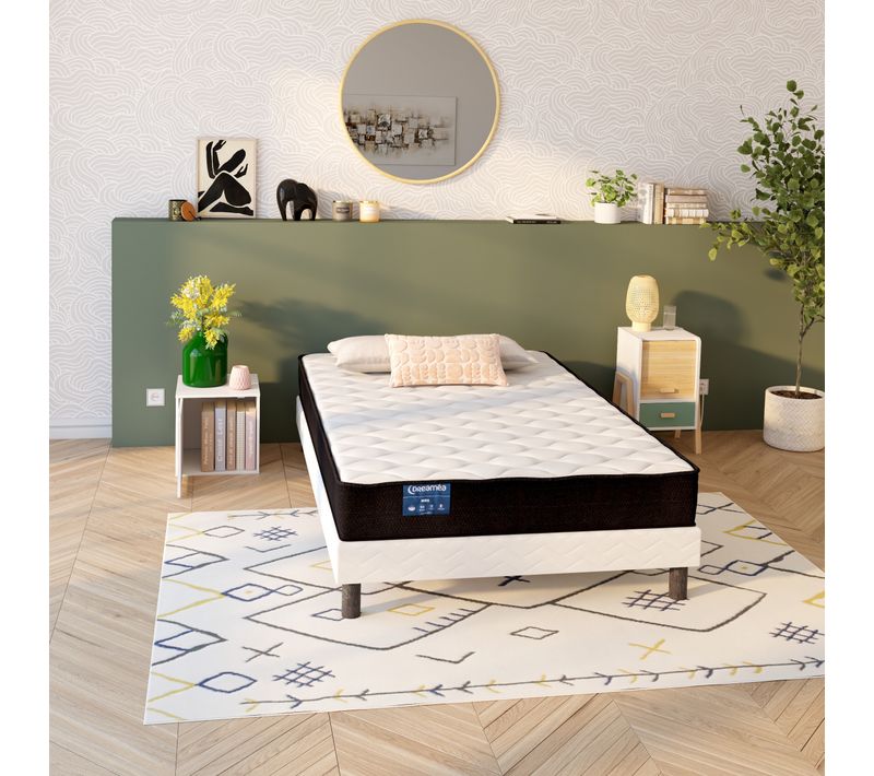 Matelas ressort 120x190 cm DREAMEA MIRA ép.20 cm
