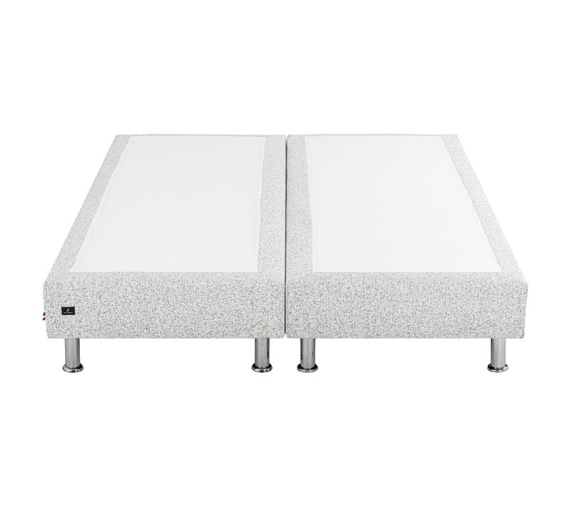 Sommier lattes 2x100x200 cm NUIT FAUBOURG MIRABEAU gris chiné