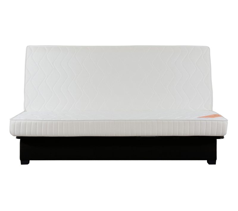 Banquette lit clic clac DUNLOPILLO MELI 28 KG 140 cm sans housse