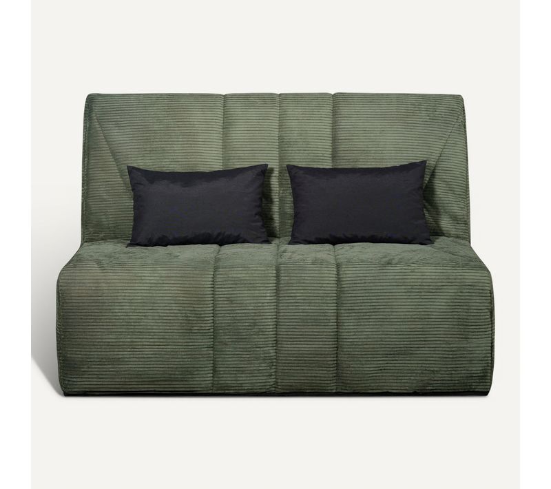 Banquette-lit BZ XL COCON tissu vert