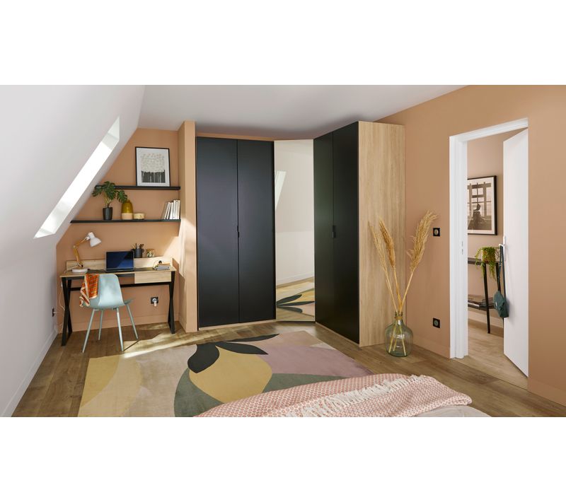 Extension de caisson d'angle Extenso imitation chêne