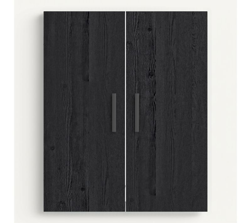 Lot de 2 portes MAYENCE Chêne noir