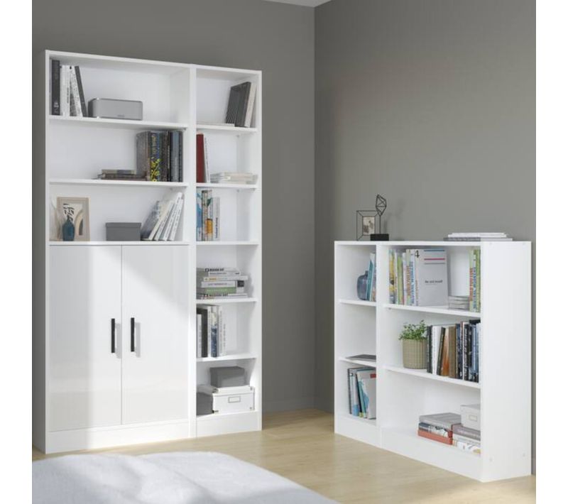 Bibus 2 tablettes MAYENCE Blanc