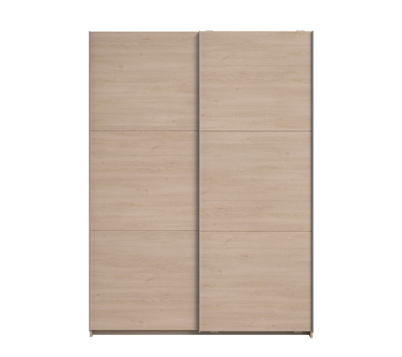 Armoire 2 portes couli. L.150 SWING imitation chêne