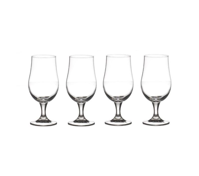 Lot De 4 Verres à Bière Sur Pied 37cl