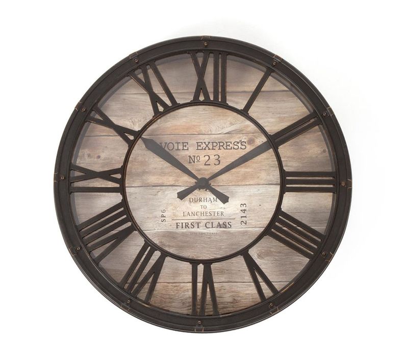 Pendule Vintage D.39 X 7,7 Cm D'épaisseur