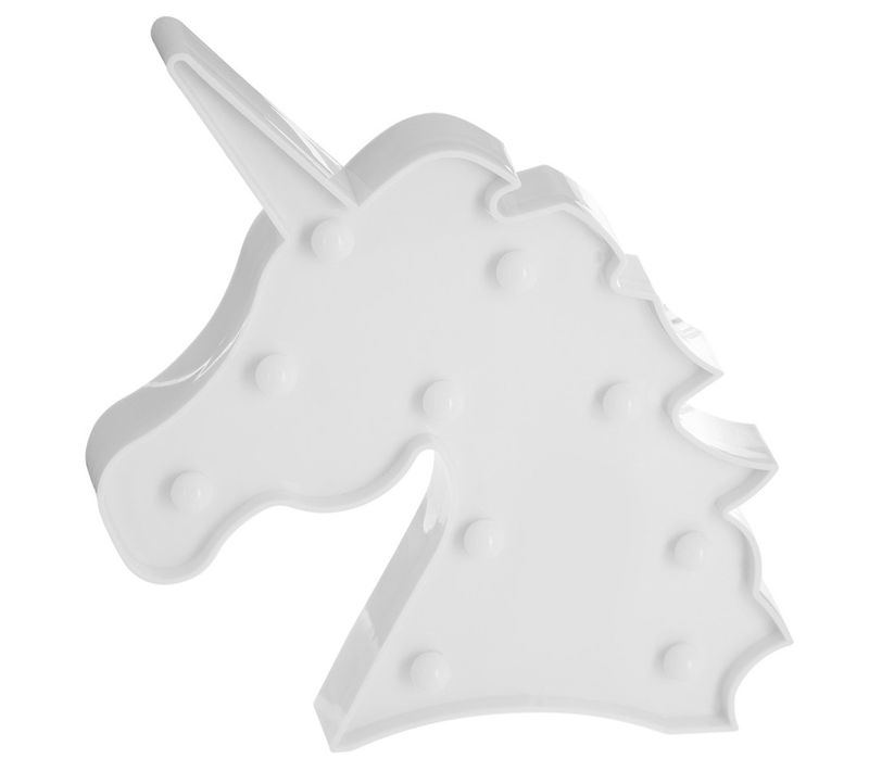 Tête De Licorne LED Blanc
