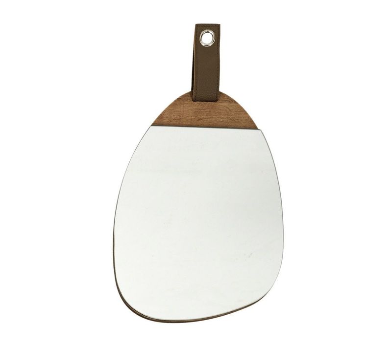 Miroir Galet Bois 20x29 Cm