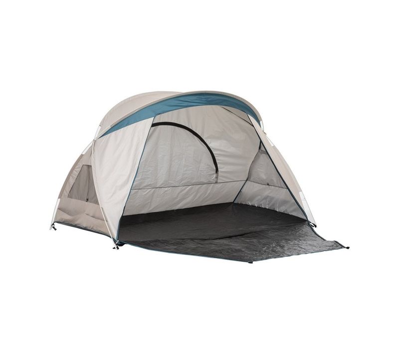 Abri De Plage Pliable Pop-up Gris