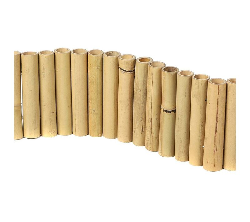 Bordure De Jardin En Bambou 1m