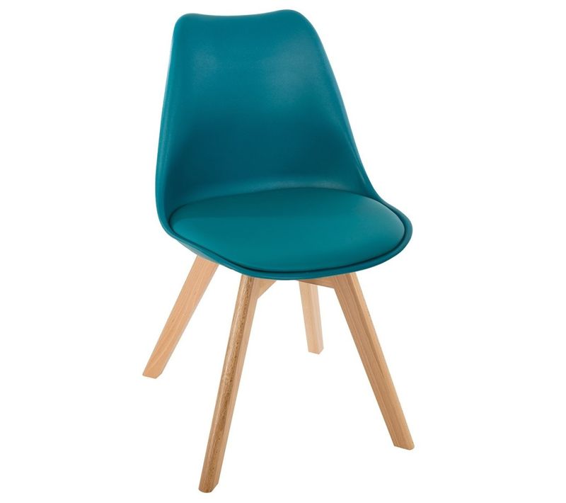Chaise Scandinave Baya Bleu Canard