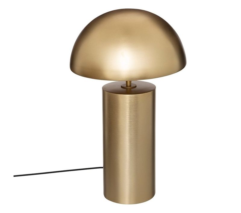 Lampe Cylindrique Champi Dorée H50