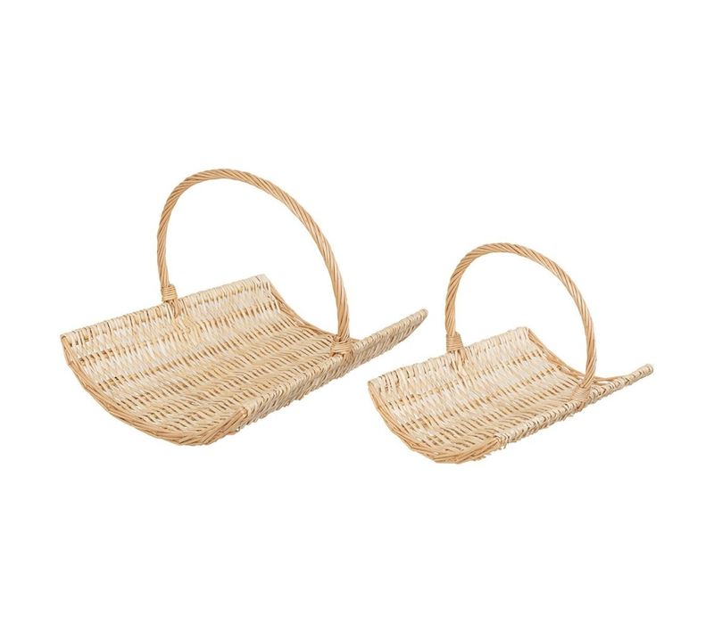 Lot De 2 Paniers Range Buches Eve Osier