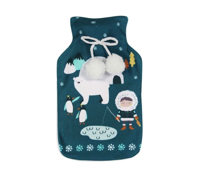 Bouillotte Enfant Avec Housse Polaire 2l Igloo