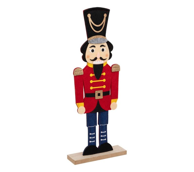 Décoration Feutre Casse Noisette 41 Cm